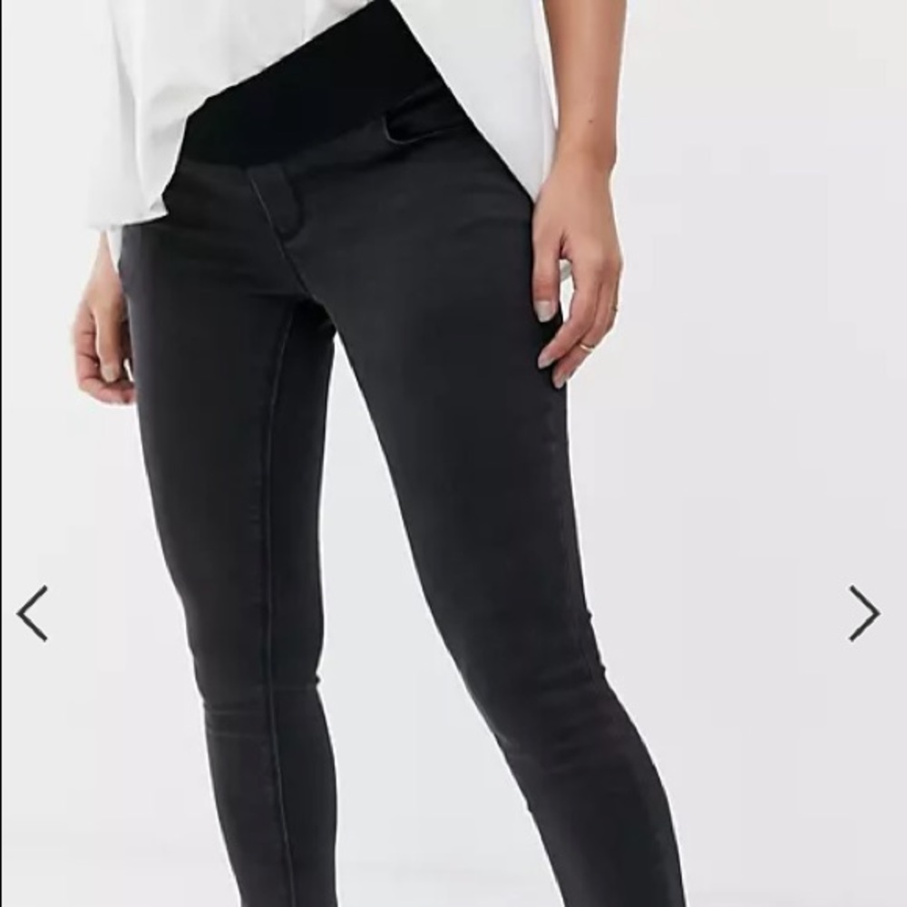 ASOS Maternity Black Skinny Jeans